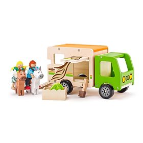 Holzlastwagen für den Pferdetransport, Woodyland Woody