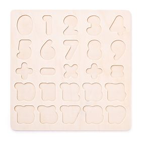 Holzpuzzle Zahlen