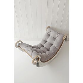 Holzschaukel Montessori S - weiß, baby wood