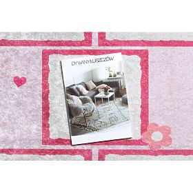 JUNIOR 51828.802 Waschmatte Hüpfer, Ballerina für Kinder rutschfest - rosa, F.H.Kabis