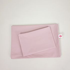 Kinder-Baumwollbettwäsche 120x90 cm - rosa