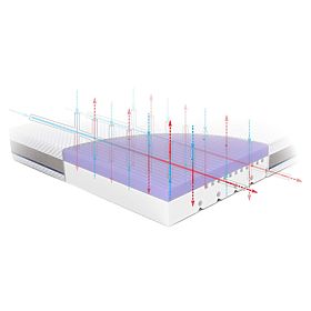 Kinder-Matratze STARK: Größe - 200x80, Rücken