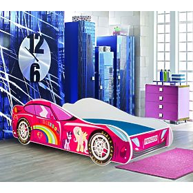 Kinderbett Auto Pink Car 140x70