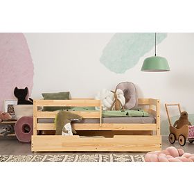 Kinderbett CPD Mila Plus mit Schublade - natur