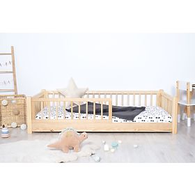 Niedriges Kinderbett Montessori Ourbaby - natur