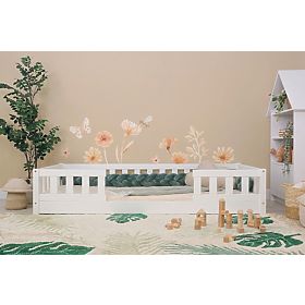 Kinderbett Ourbaby Meadow 2 Geländer - Weiß, Ourbaby®