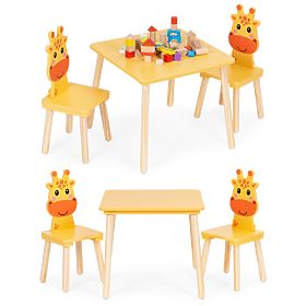 Kindermöbel-Set Tisch + 2 Stühle Giraffe ECOTOYS, EcoToys