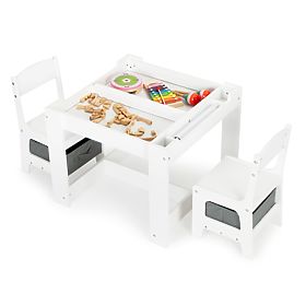 Kinderset Holztisch und Stühle ECOTOYS