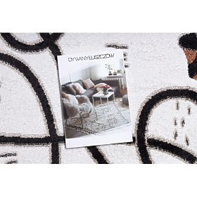 Kinderteppich FUN Game, Spielteppich, Lama Creme, F.H.Kabis