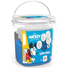 Kinetischer Sand Mickey - blau + Förmchen, Mickey Mouse