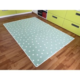 Kinderteppich Dots - mint