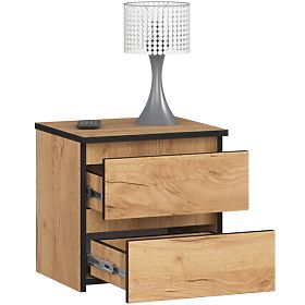 KOMMODE CL2 2SZ CLP PK EICHE CRAFT