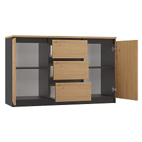 Kommode COSTA 1D3S/2D3S BA ANTRACYT ARTISAN