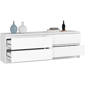 KOMMODE K160 4SZ CLP PK WEISS