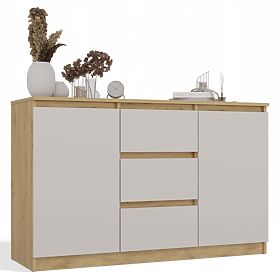 Kommode Malwa 2D3S EICHE ARTISAN KASCHMIR BEIGE