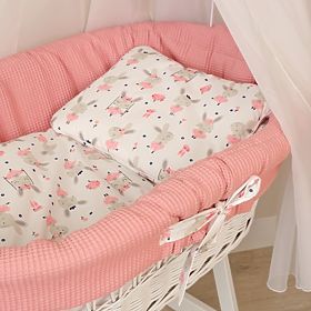 Weidenkörbchen mit Ausstattung für Babys - Häschen