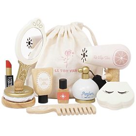 Kosmetiktasche mit Holzzubehör, Le Toy Van
