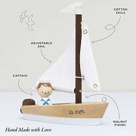 Le Toy Van Holzsegelboot mit Kapitän, Le Toy Van