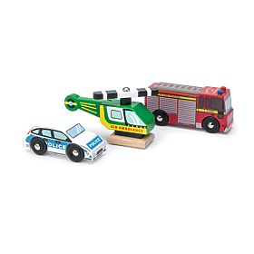 Le Toy Van Set Rettungsfahrzeuge