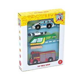 Le Toy Van Set Rettungsfahrzeuge