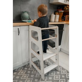 Sara Scandi Montessori Lernturm - weiß, Ourbaby