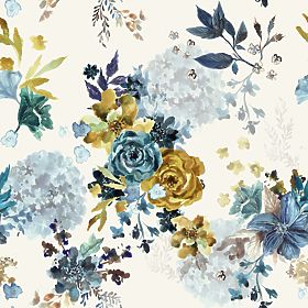 LILU Musselin Betttuch Rosen