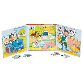 Magnetisches Puzzle-Buch Bauernhof