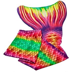 Meerjungfrauenschwanz - Monoflosse zum Schwimmen Cancun Größe 'M', Kuaki Mermaids