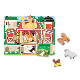Melissa and Doug - Öffne und Schließe - Versteckspiel Puzzle