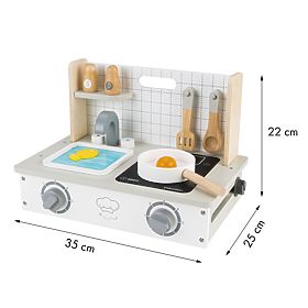 Miniküche aus Holz