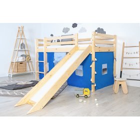 Kinderbett Hochbett Ourbaby Modo mit Rutsche - Kiefer