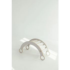 Montessori Holzschaukel M - weiß