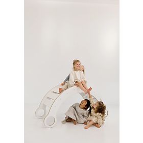 Montessori Holzschaukel XL - Weiß