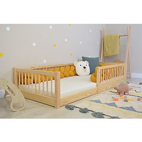 Montessori Kinderbett Woodie Plus - natur, Ourbaby®