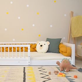 Montessori Kinderbett Woodie Plus - weiß, Ourbaby®