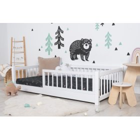 Niedriges Kinderbett Montessori Ourbaby - weiß, Ourbaby