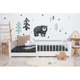 Niedriges Kinderbett Montessori Ourbaby - weiß, Ourbaby®