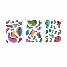 Mudpuppy Magnetisches Bauset Dino Mix-Up