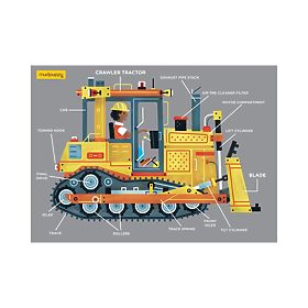Mudpuppy Puzzle Bulldozer 48 Teile