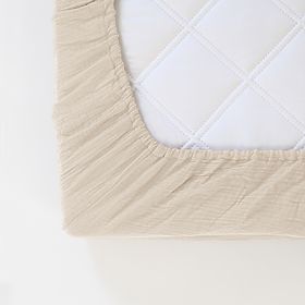 Musselin-Spannbettlaken Ourbaby 140x70 cm - Ecru, Ourbaby®