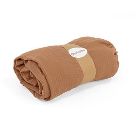 Musselin-Spannbettlaken Ourbaby 200x90 cm - Toffee, Ourbaby®