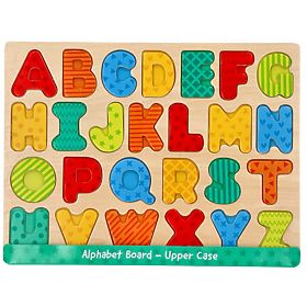 Neues Holzpuzzle Alphabet - Buchstabenpuzzle