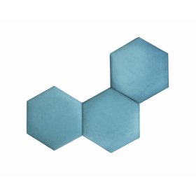Hexagon Polsterplatte - Smaragd, MIRAS