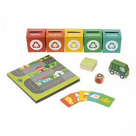 Petit Collage Rennen zur Recycling