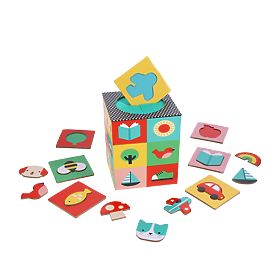 Petit Collage Sensorisches Puzzle Finde den Lieblingsgegenstand