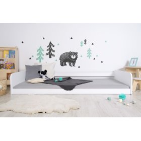 Kinderbett Holzbett Sia 180 x 80 cm - weiß, Ourbaby