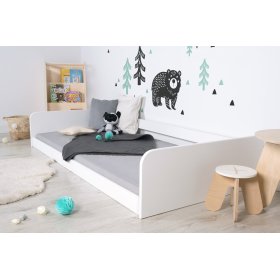 Montessori-Holzbett Sia - weiß