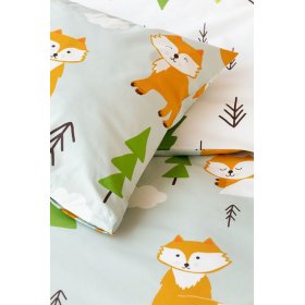 Kinderbettwäsche Matějovský 140x200 + 70x90 - Füchse, Matějovský