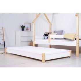 Ausziehbares Vario Beistellbett mit Schaumstoffmatratze - SCANDI, Litdrew