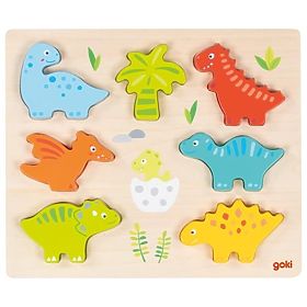 Puzzle und Figuren, Dino-Bausatz 2-in-1